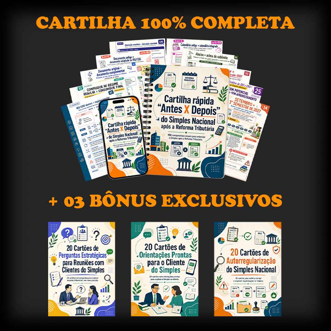 Cartilha 100% completa do Simples Nacional + 3 bônus exclusivos